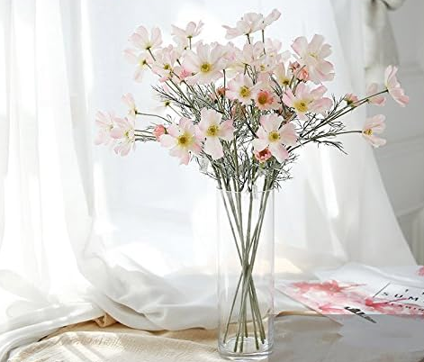 Flores Artificiales de Calliopsis 🌼 Ramo de Flores Silvestres de Seda para Decoración del Hogar, Bodas y Centros de Mesa