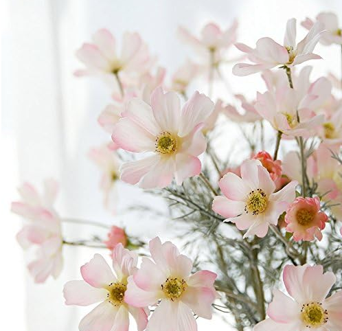 Flores Artificiales de Calliopsis 🌼 Ramo de Flores Silvestres de Seda para Decoración del Hogar, Bodas y Centros de Mesa