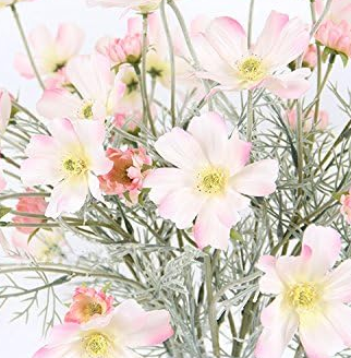 Flores Artificiales de Calliopsis 🌼 Ramo de Flores Silvestres de Seda para Decoración del Hogar, Bodas y Centros de Mesa